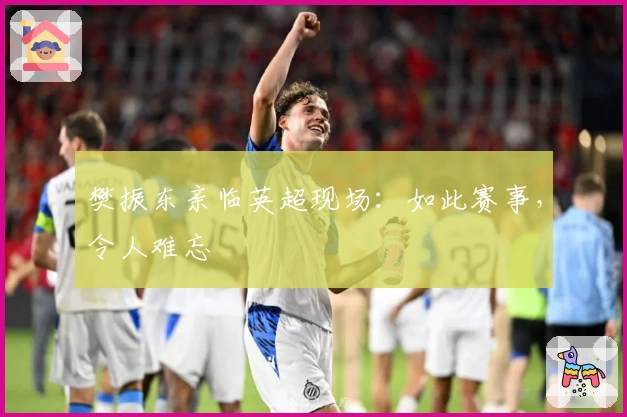 樊振东亲临英超现场：如此赛事，令人难忘